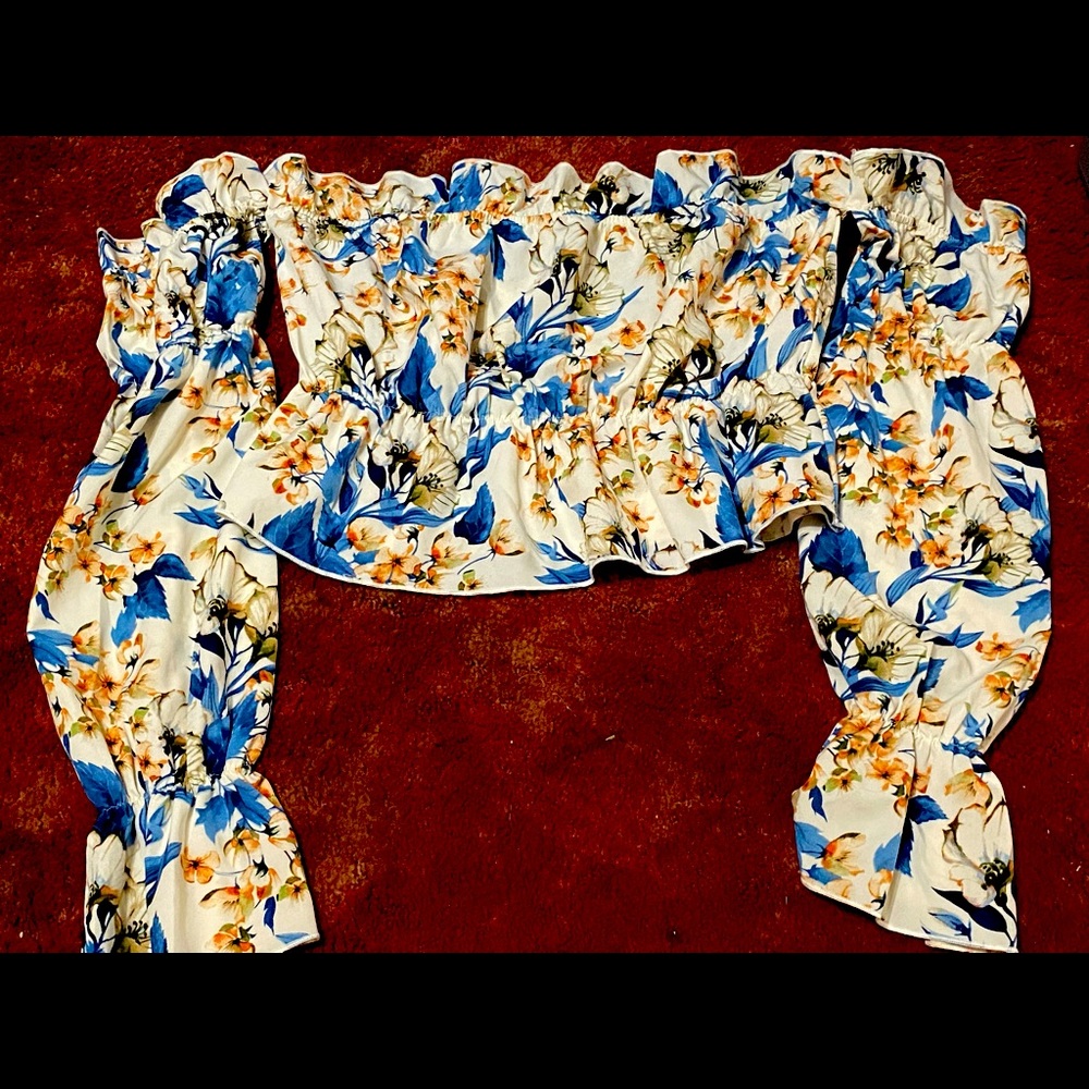 Colorful crop top